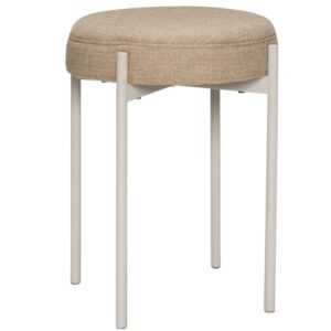 Béžová čalouněná stolička Hübsch Silo 45 cm