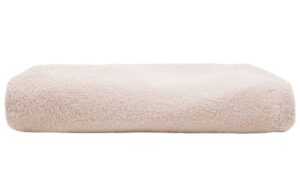 Růžový bouclé potah na taburet Kave Home Kaeli 43 cm