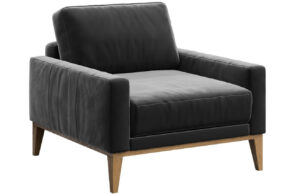 Mesonica Sametové křeslo Musso