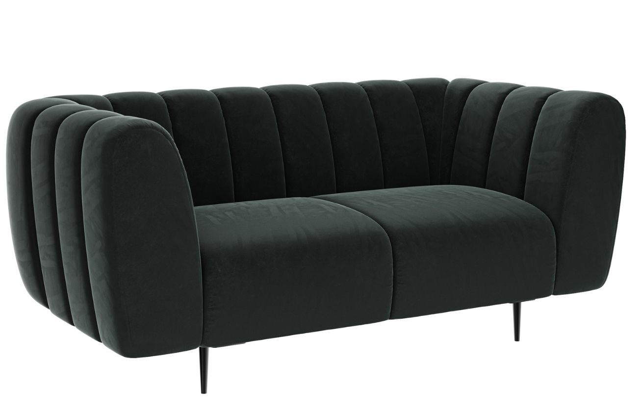 Ghado Sametová pohovka Shel 170 cm