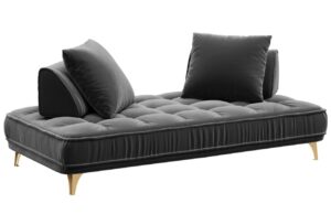 Devichy Sametová pohovka Chloe 234 cm