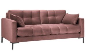 Micadoni Sametová pohovka Mamaia 177 cm