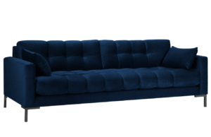 Micadoni Sametová pohovka MAMAIA 217 cm