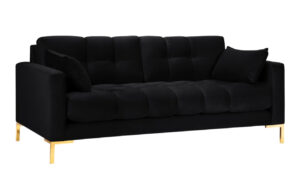 Micadoni Sametová pohovka Mamaia 152 cm