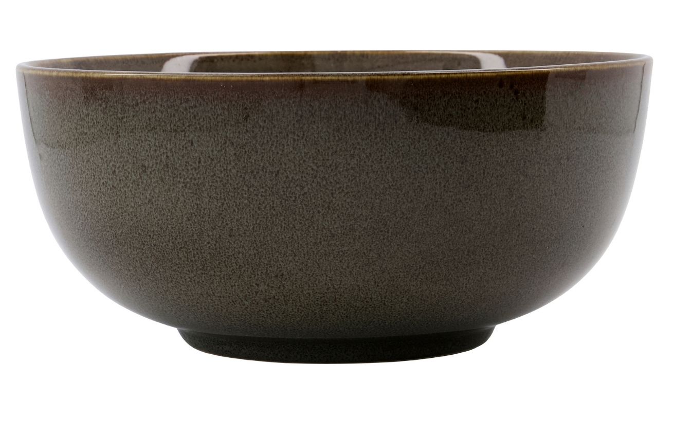 House Doctor Hnědozelená keramická miska Lake 22 cm