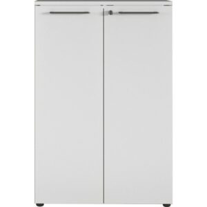 Germania Světle šedá kancelářská skříňka Agenda 120 x 80 cm