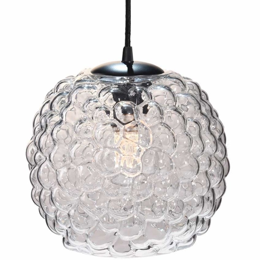 Halo Design Skleněné závěsné světlo Grape 25 cm