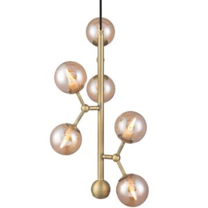 Halo Design Skleněné závěsné světlo Atom 31 cm