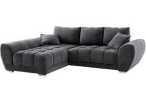 Windsor & Co Sametová rozkládací pohovka Nuage 285 cm