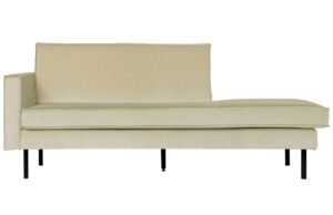 WOOOD Světle zelená sametová lenoška Raden 203 cm