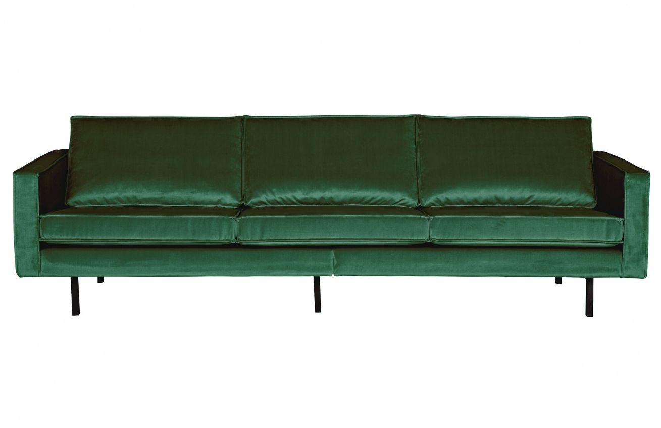 WOOOD Sametová pohovka Raden 277 cm