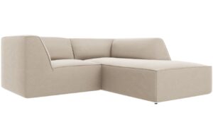 Micadoni Sametová rohová pohovka Ruby 186 cm