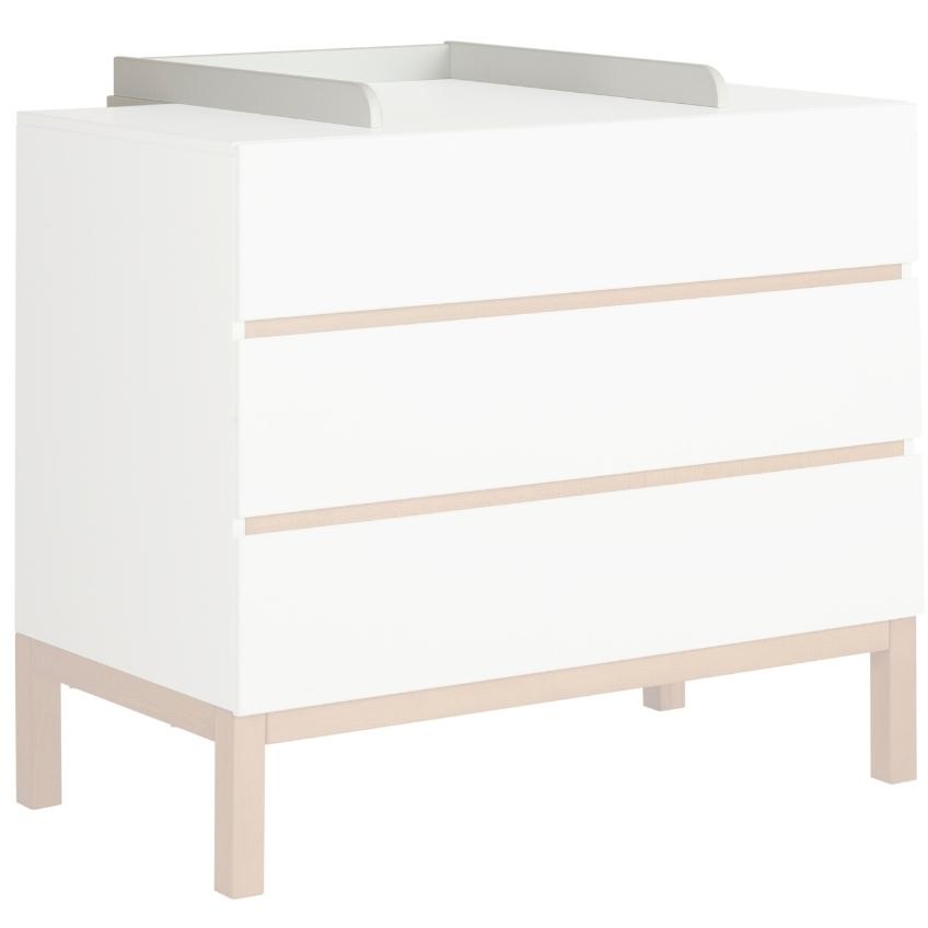 Bílá lakovaná nástavba pro přebalovací komodu Quax Indigo 72 x 52 cm