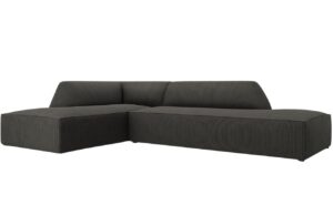 Micadoni Manšestrová rohová pohovka Ruby 273 cm