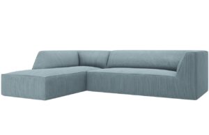 Micadoni Manšestrová rohová pohovka Ruby 273 cm