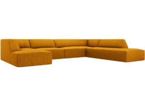 Micadoni Manšestrová rohová pohovka Ruby 366 cm