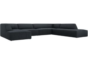 Micadoni Manšestrová rohová pohovka Ruby 366 cm