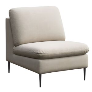 Rodier Světle béžové čalouněné křeslo Belle