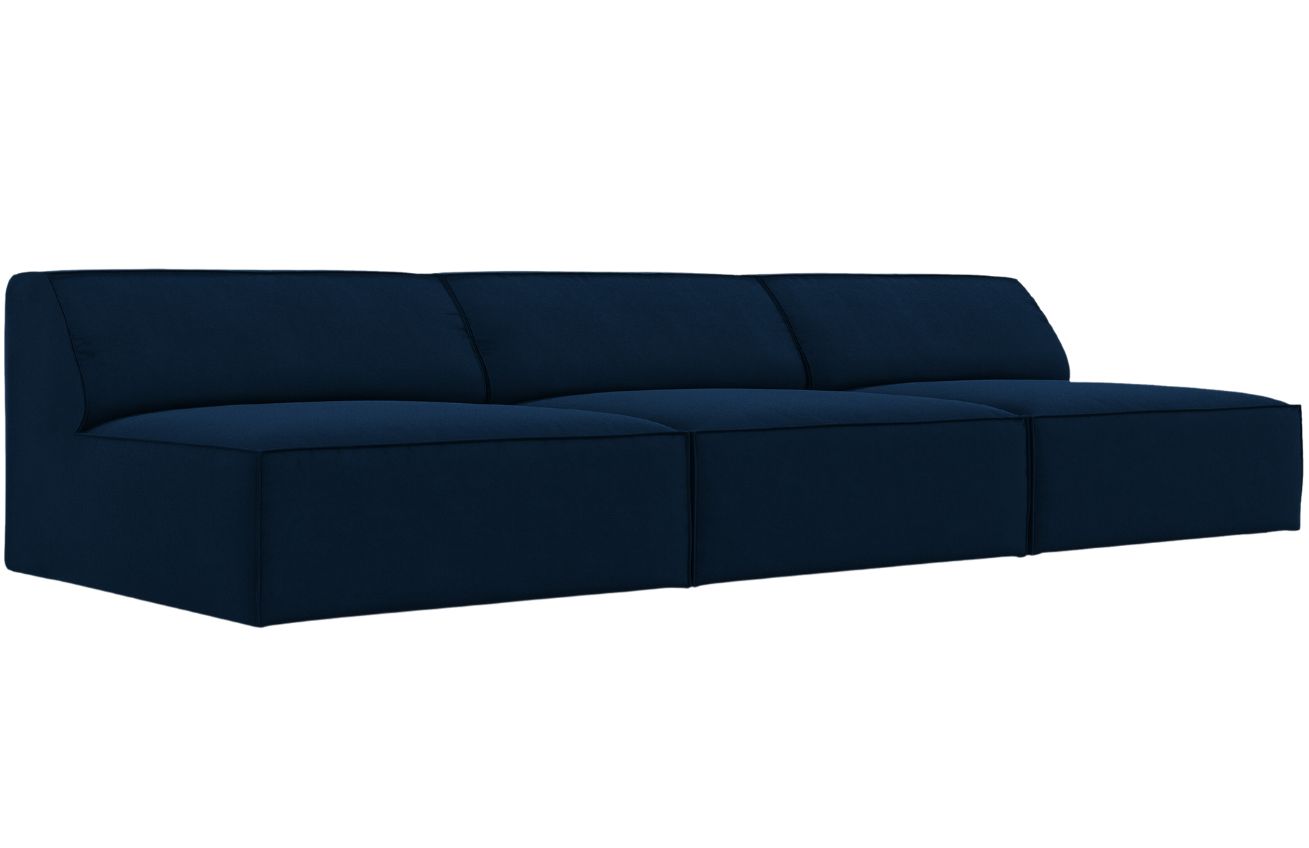 Micadoni Sametová pohovka Jodie 240 cm