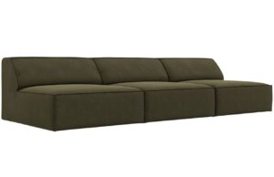 Micadoni Sametová pohovka Jodie 240 cm