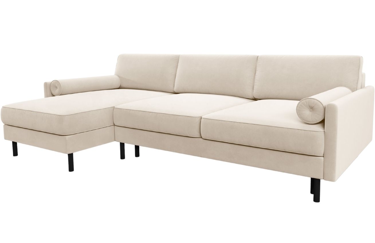 Micadoni Sametová rozkládací pohovka Scott 212 cm