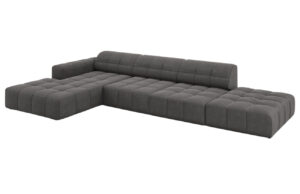 Cosmopolitan Design Sametová rohová pohovka Chicago 341 cm