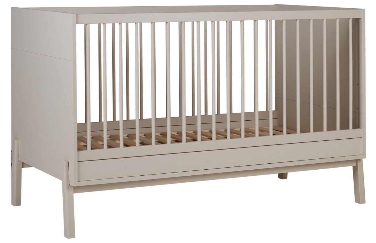 Béžová dětská rostoucí postýlka Quax Ashi 70 x 140 cm