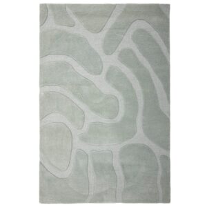 Zelený vlněný koberec Bloomingville Darlington 130 x 200 cm