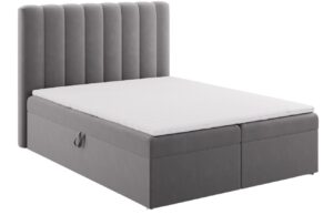 Micadoni Sametová boxspring postel Kelp 180 x 200 cm
