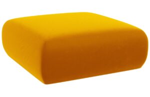 Windsor & Co Sametová podnožka Lola 100 x 100 cm