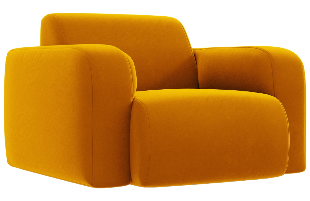 Windsor & Co Sametové křeslo Lola