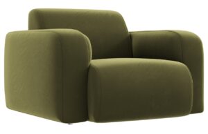 Windsor & Co Sametové křeslo Lola