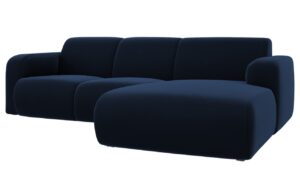 Windsor & Co Sametová rohová pohovka Lola 250 cm