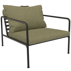 Zelené čalouněné zahradní křeslo HOUE Avon II.