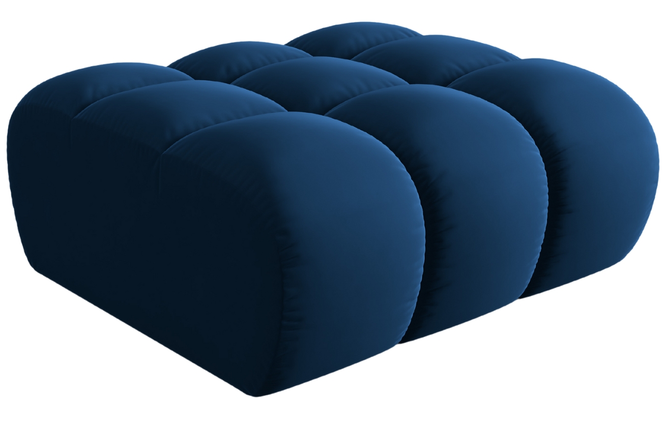 Windsor & Co Sametová podnožka Halley 94 x 94 cm