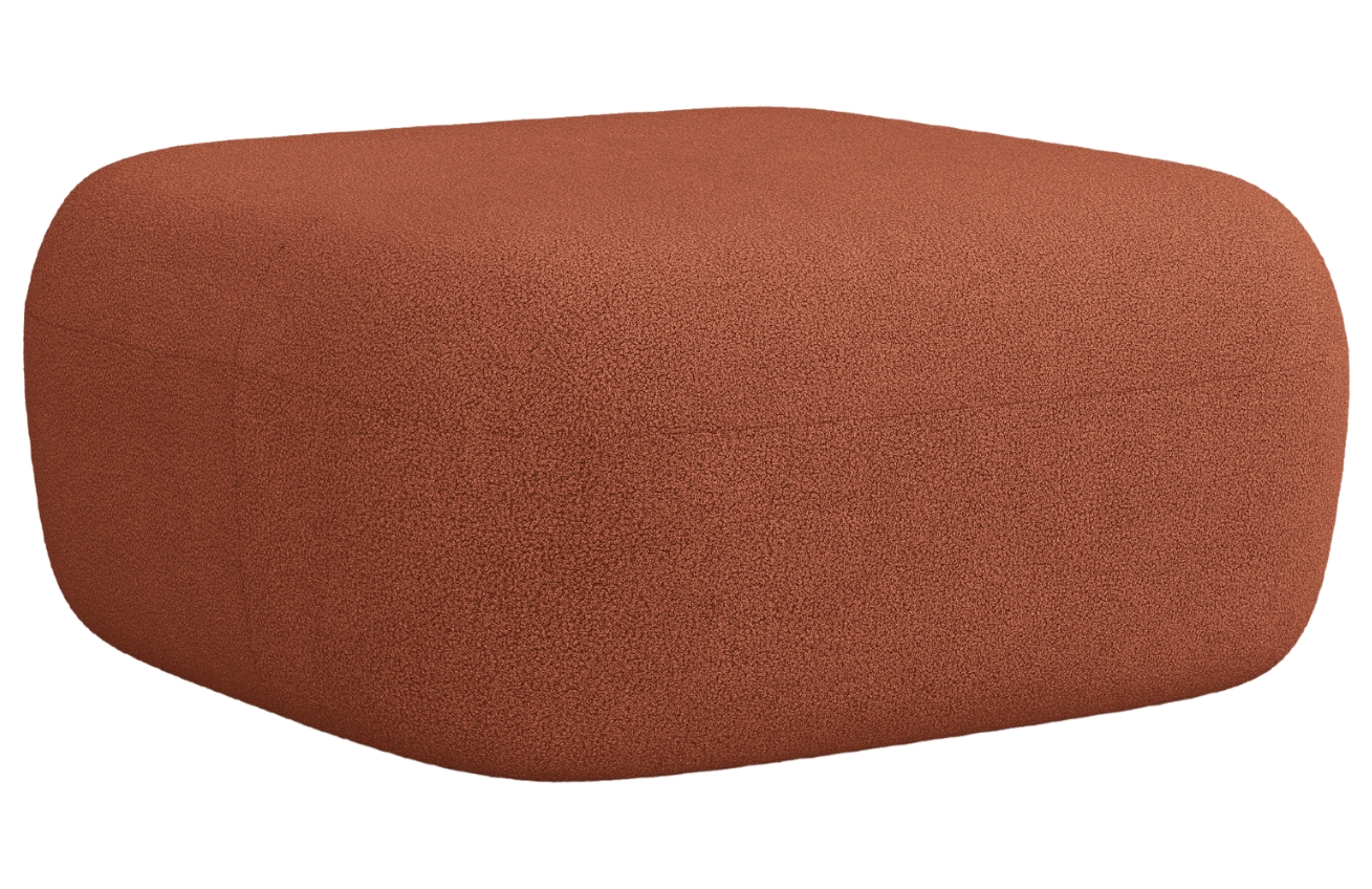 Windsor & Co Bouclé podnožka Aldrin 90 x 88 cm