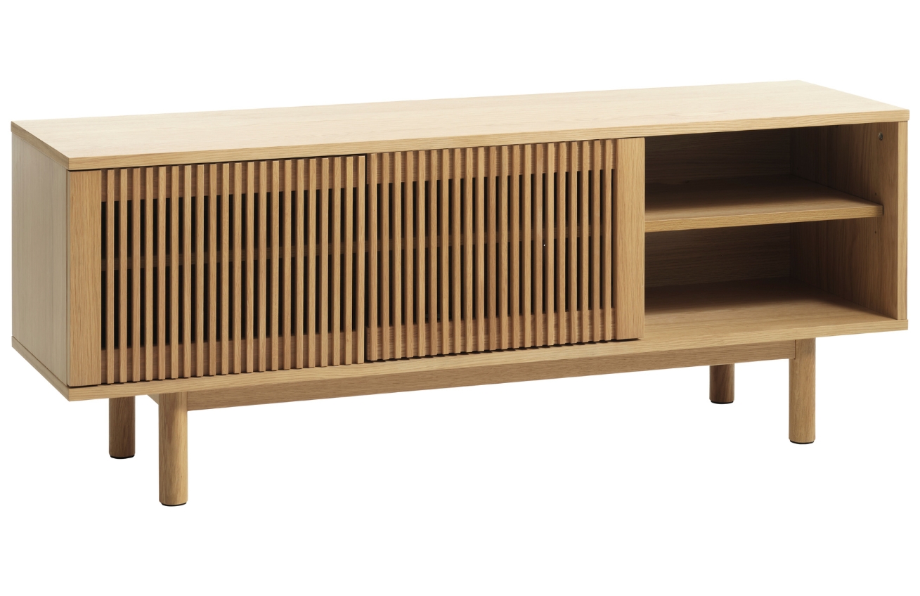 Unique Furniture Dubový TV stolek Tiber 143 x 40 cm