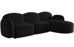 Micadoni Sametová rohová pohovka Blair 274 cm