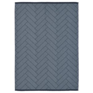 Södahl Modrá bavlněná utěrka Tiles 50 x 70 cm