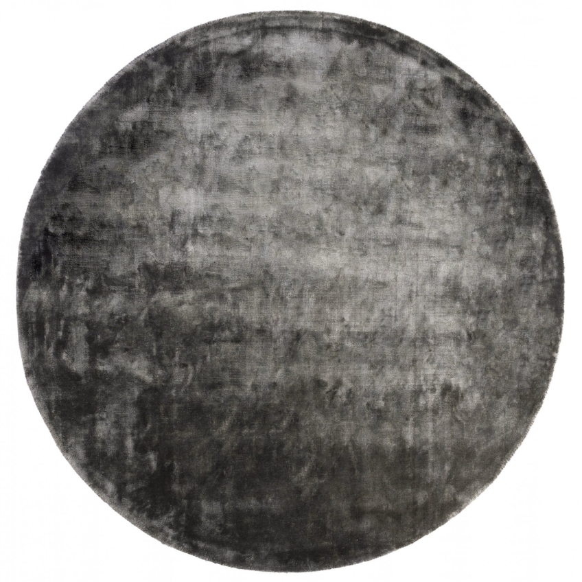 Fargotex Tmavě šedý kulatý koberec Aracelis 300 cm