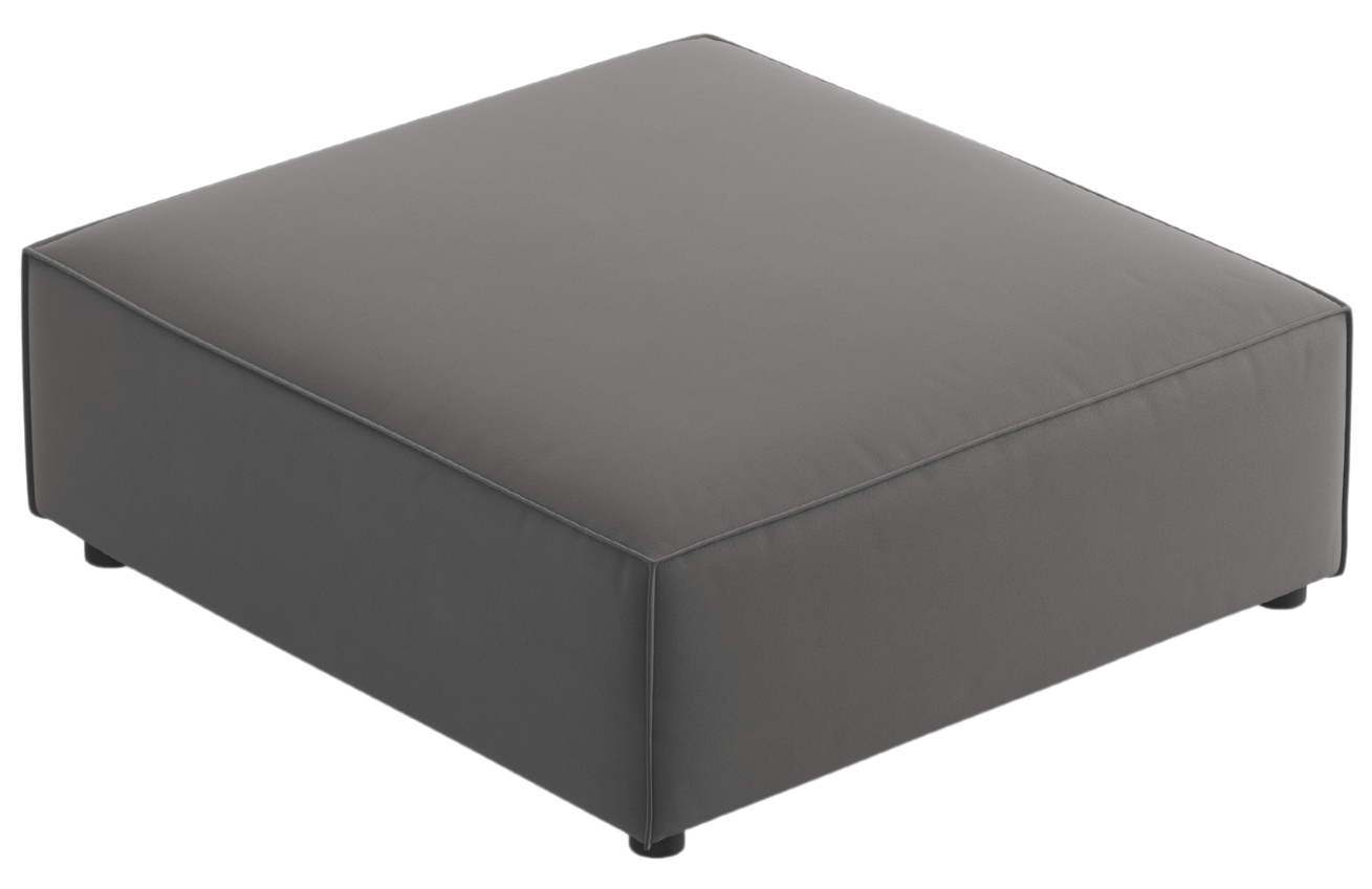 Cosmopolitan Design Sametová podnožka Arendal 102 x 80 cm