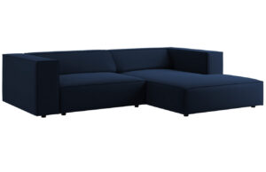 Cosmopolitan Design Sametová rohová pohovka Arendal 224 cm