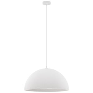 Bílé závěsné světlo Nova Luce Lefko II. 50 cm