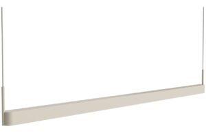 Bolia Krémově bílé kovové závěsné LED světlo Scribe 170 cm