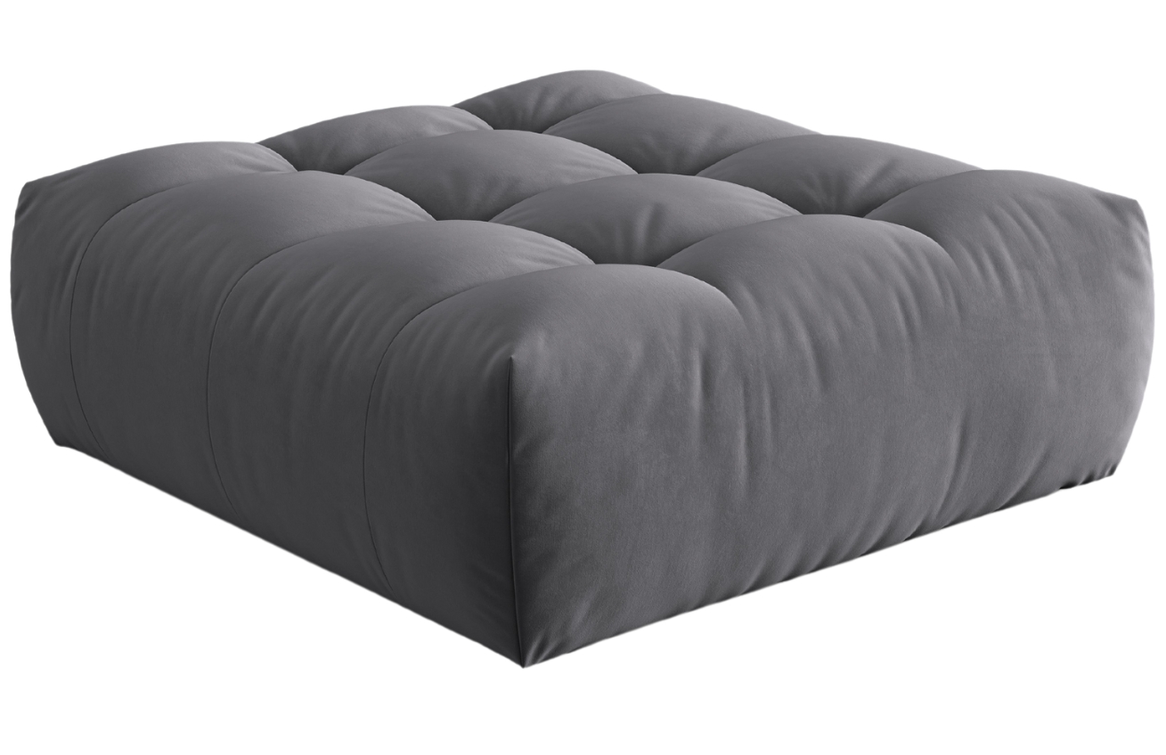 Micadoni Sametová podnožka Bloom 101 x 110 cm