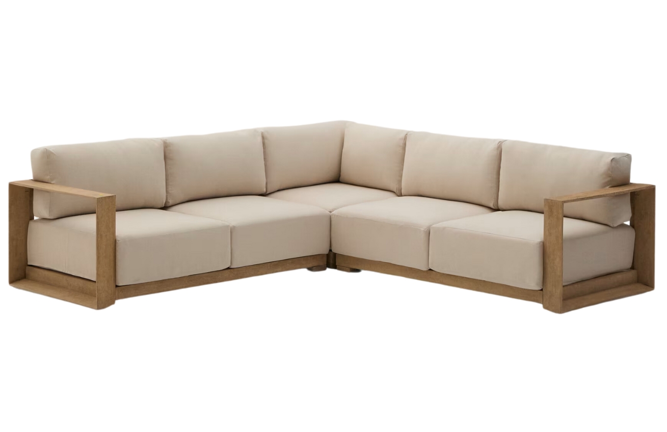 Kave Home Zahradní rohová pohovka Ambra 248 cm