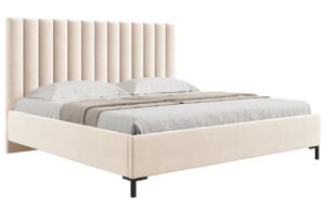 Micadoni Sametová postel Allison 180 x 200 cm s úložným prostorem