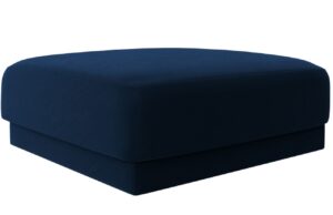 Micadoni Sametový taburet Miley 90 x 90 cm