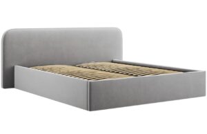 Micadoni Sametová postel Elizabeth 180 x 200 cm s úložným prostorem