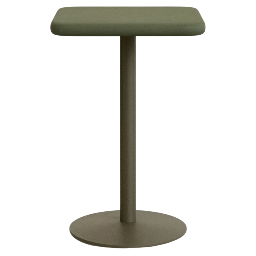 Zelený cementový barový stůl Kave Home Esilda 70 x 70 cm